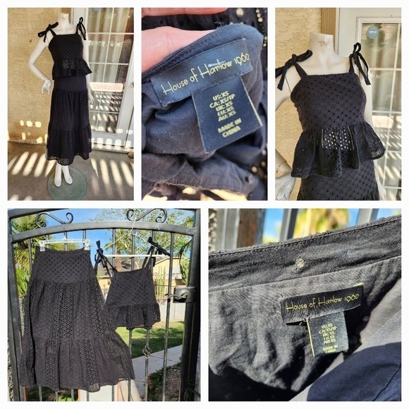 HOUSE OF HARLOW   SKIRT AND TOP - Picture 1 of 2